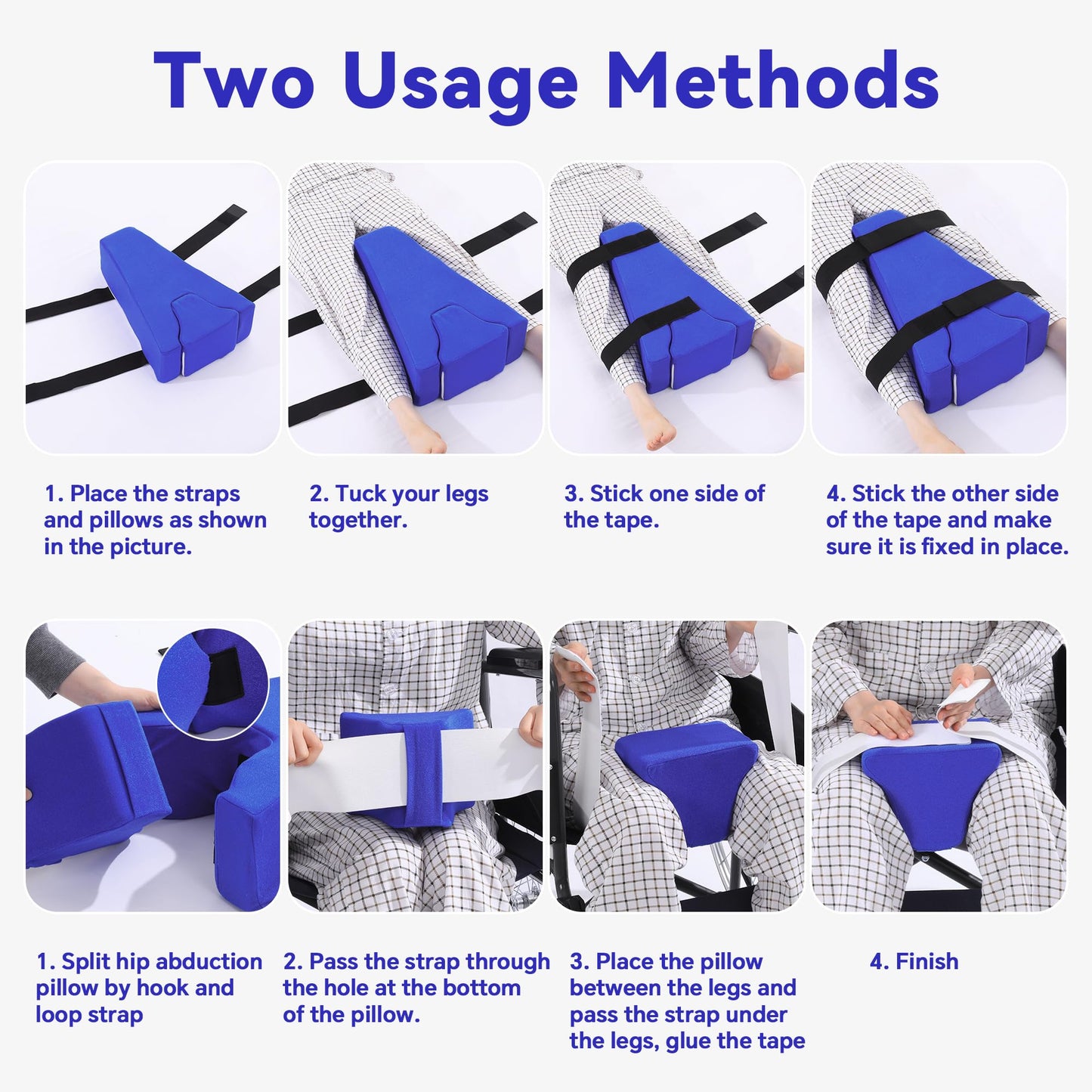 Hombys Health 2-in-1 Hip Abduction Pillow After Surgery