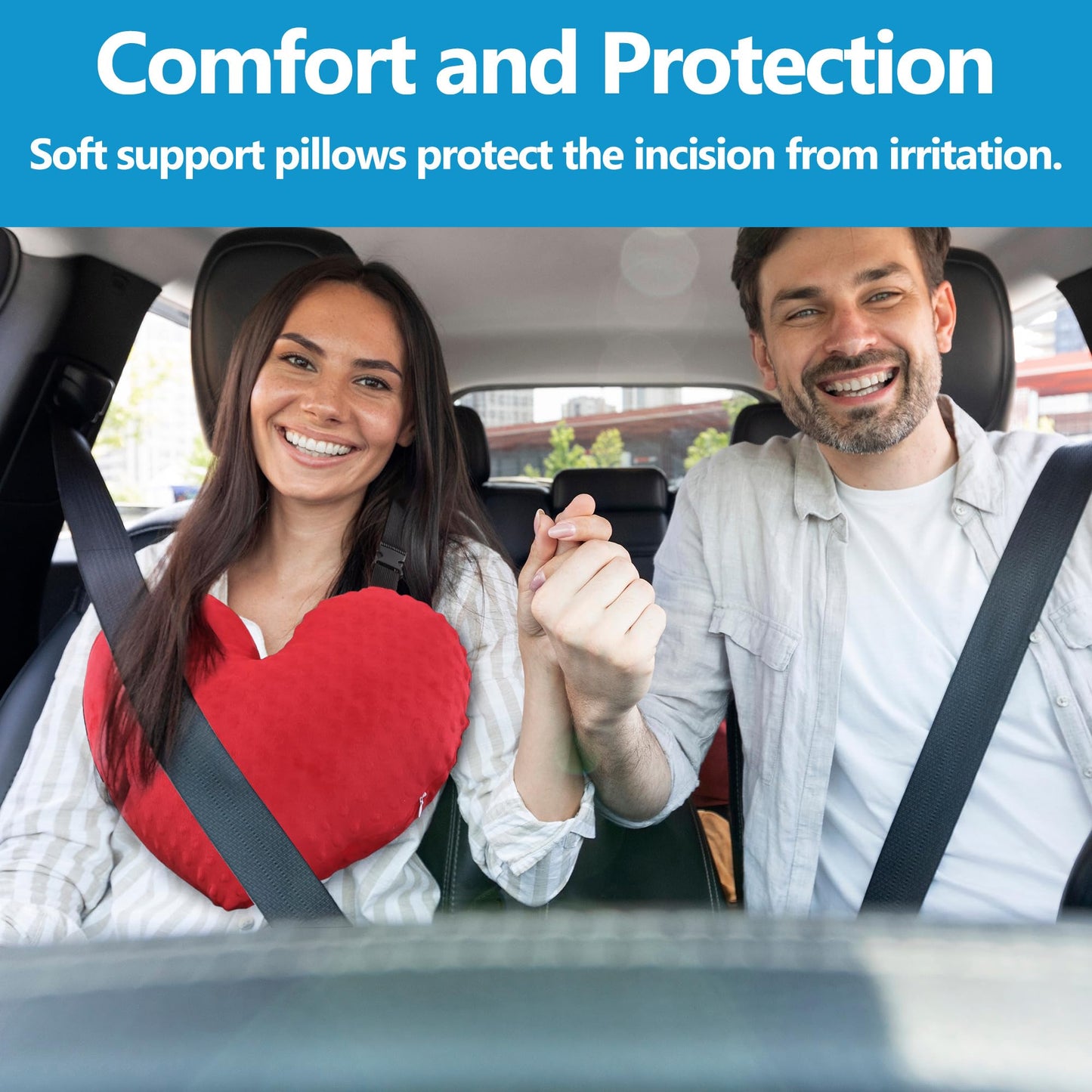 Hombys Health Adjustable Heart Shape Recovery Pillow