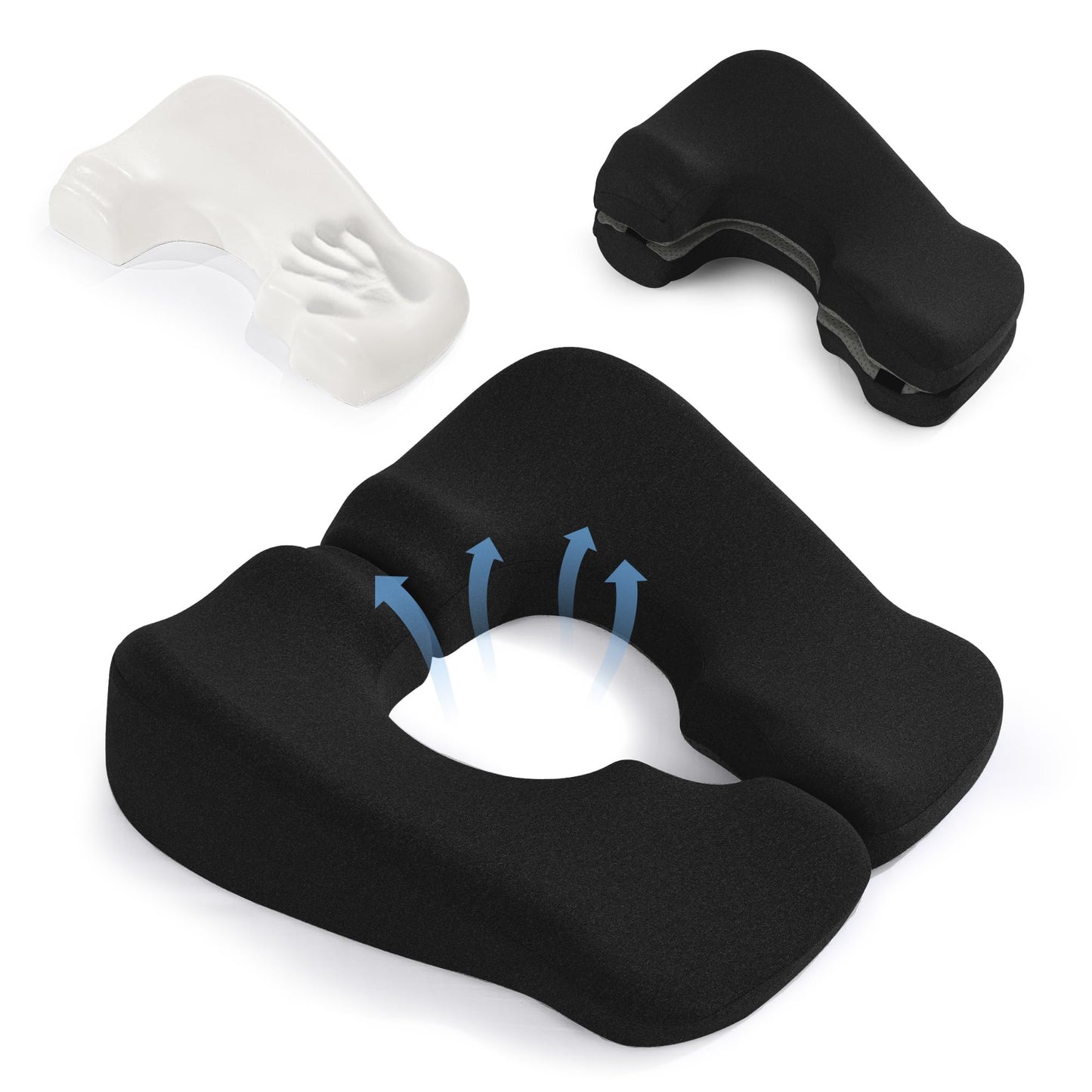 Hombys Health Memory Foam Bed Sore Cushion for Butt
