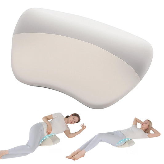 Hombys Health Memory Foam Lumbar Pillow for Bed
