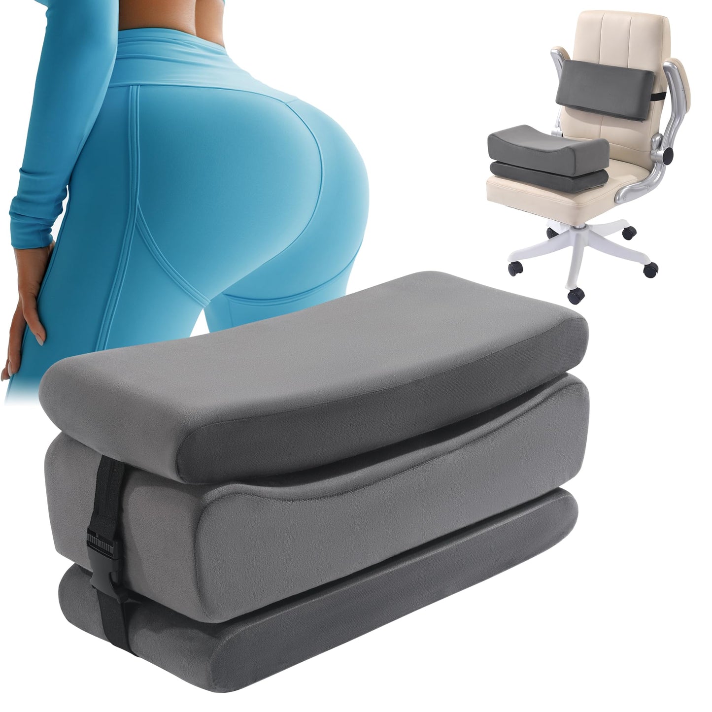HOMBYS Health Height Adjustable BBL Pillow