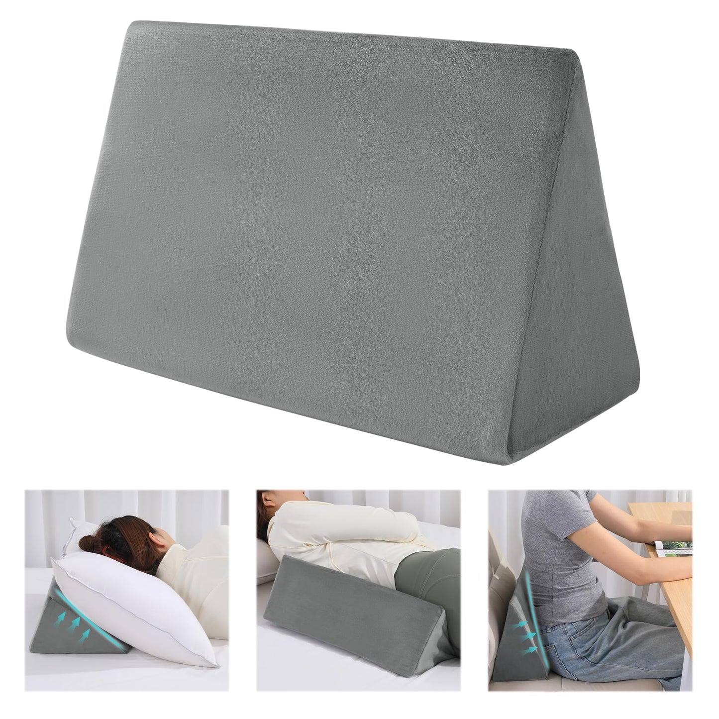 Hombys Health Small Wedge Pillow for Side Sleeping