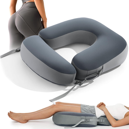 Hombys Health BBL Pillow After Surgery – Adjustable Recovery Cushion with Lumbar Support for Sitting, Sleeping & Driving, Washable Cover