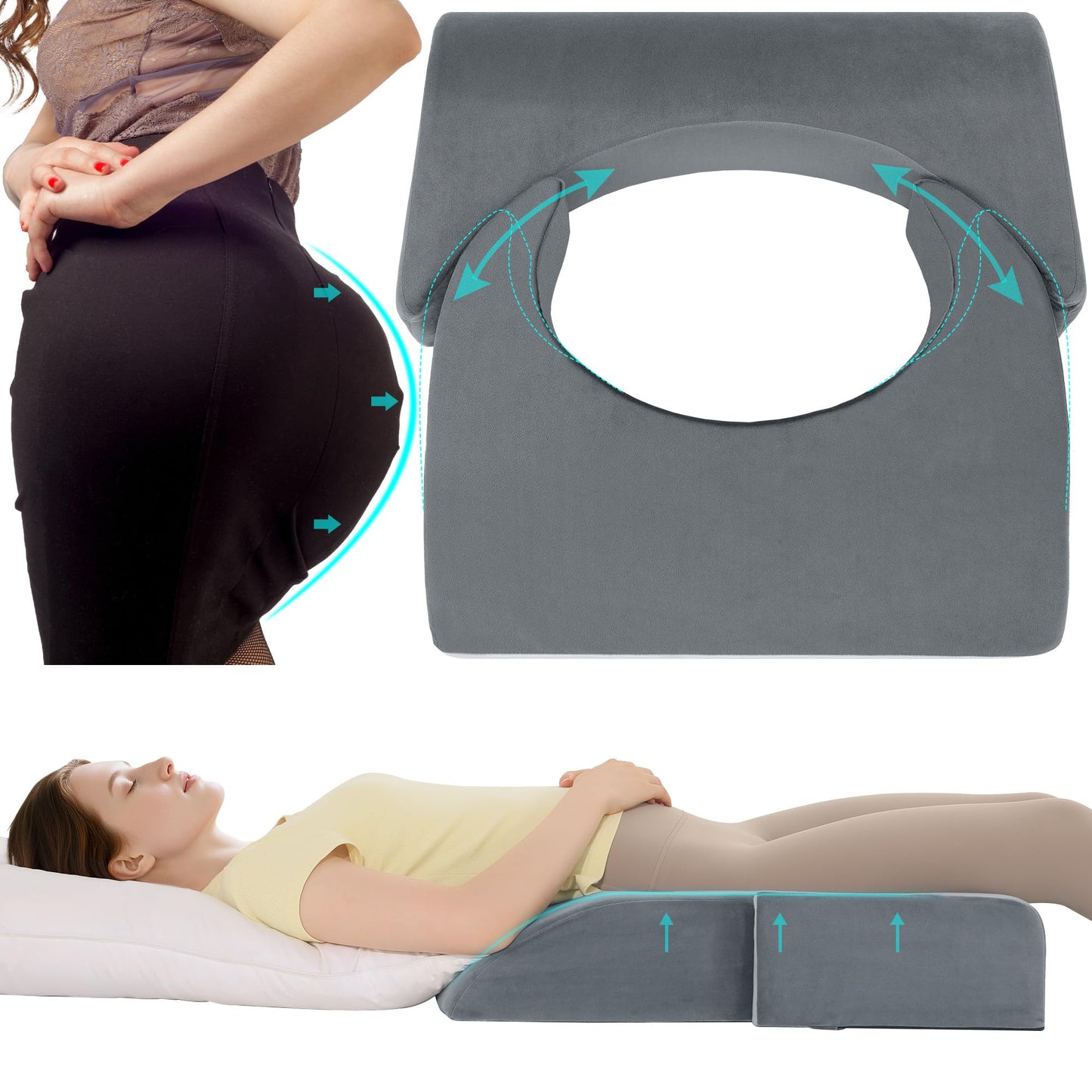 HOMBYS Health Adjustable BBL Pillow
