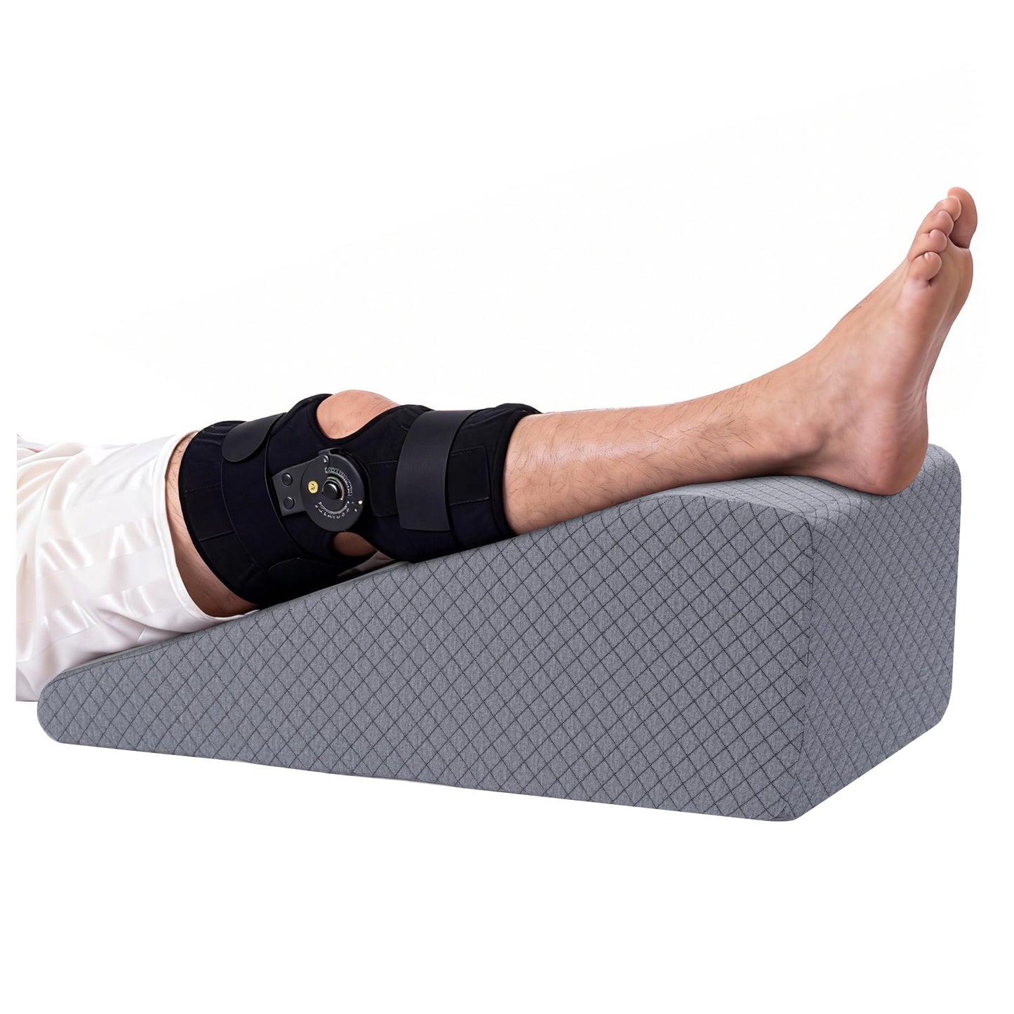 Hombys Health Leg Elevation Pillow for After Surgery – Knee, Hip & Ankle Recovery Support