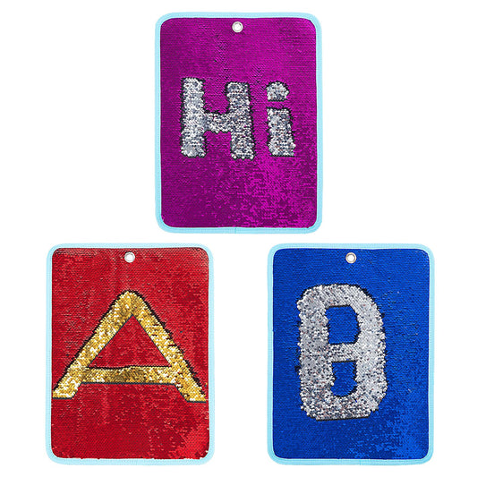Hombys Health Reversible Sequin Wall Panels for Kids (3-Pack)