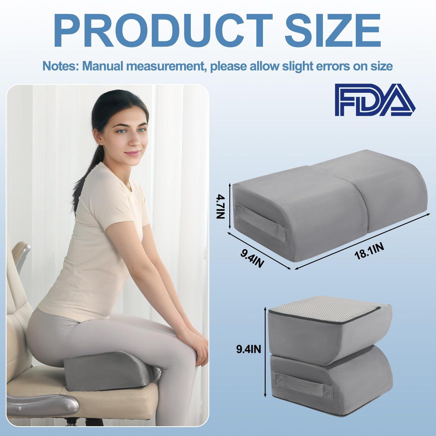 HOMBYS Health Foldable BBL Pillow