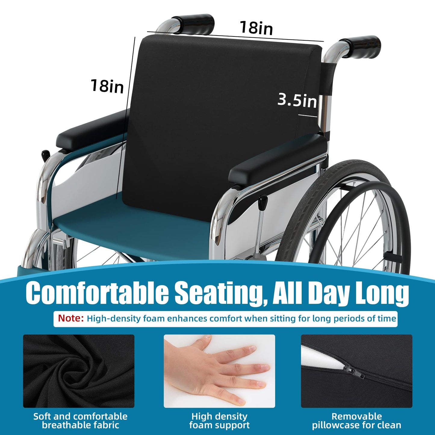 Hombys Health Wheelchair Back Cushion