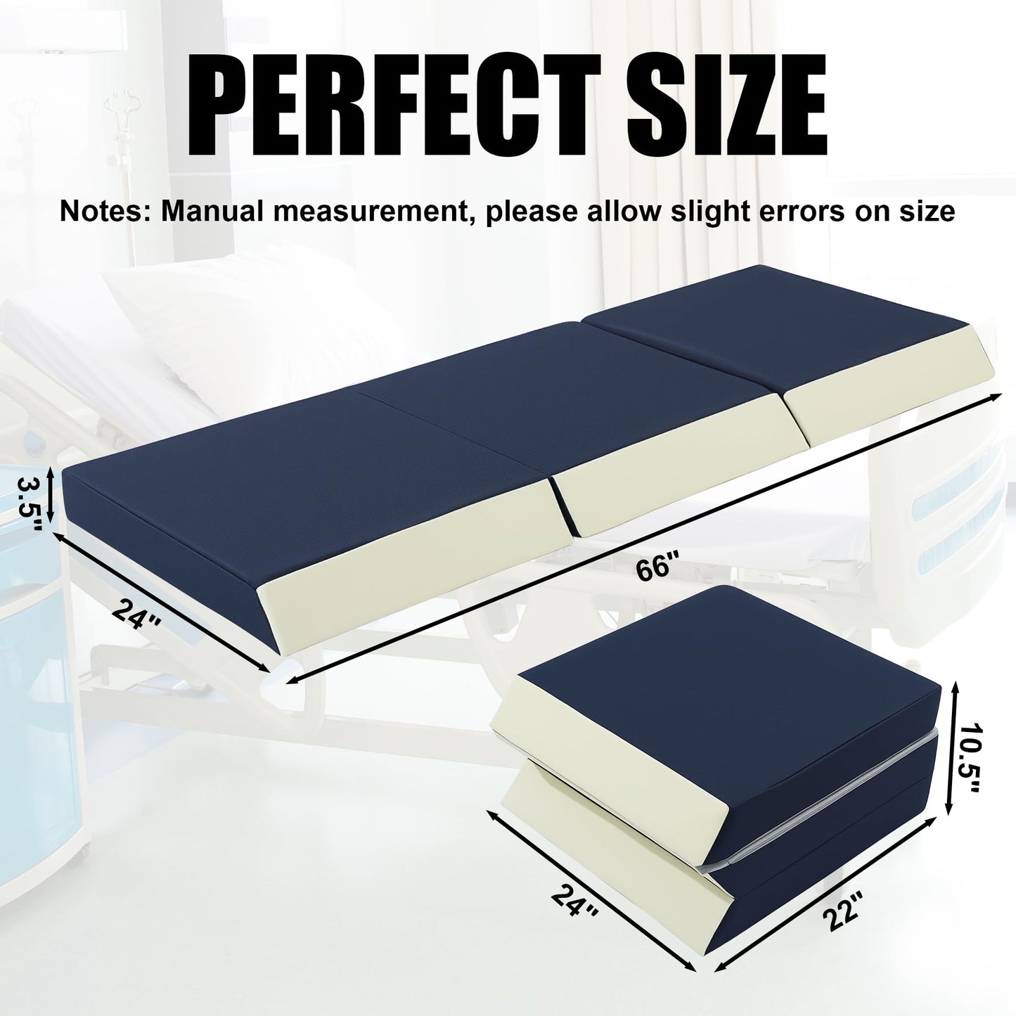 Hombys Health 3-Inch Thick Fall Mat for Elderly