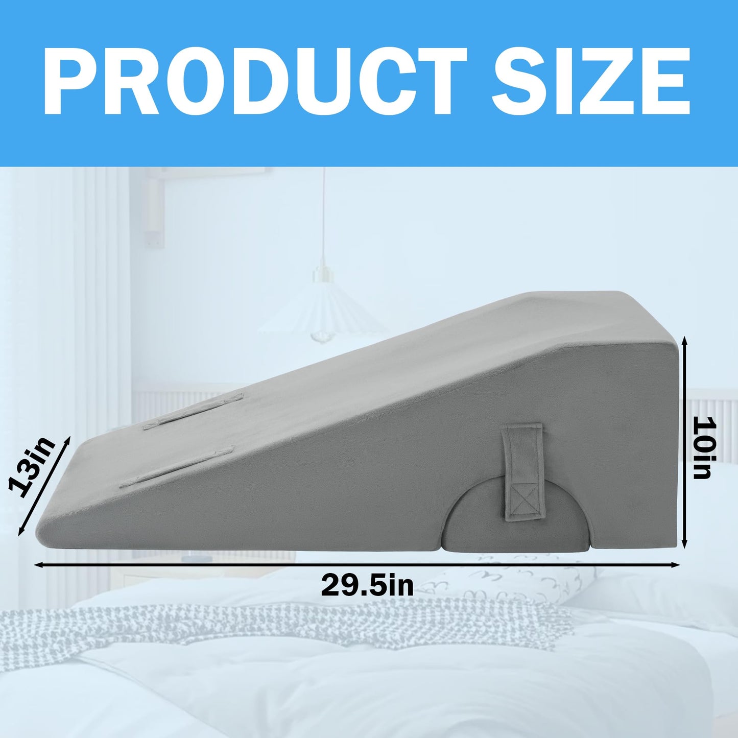 Hombys Health Knee Replacement Pillow – Different Height Leg Support for Knee Surgery Recovery, Hip, Foot & Ankle Recovery Aid