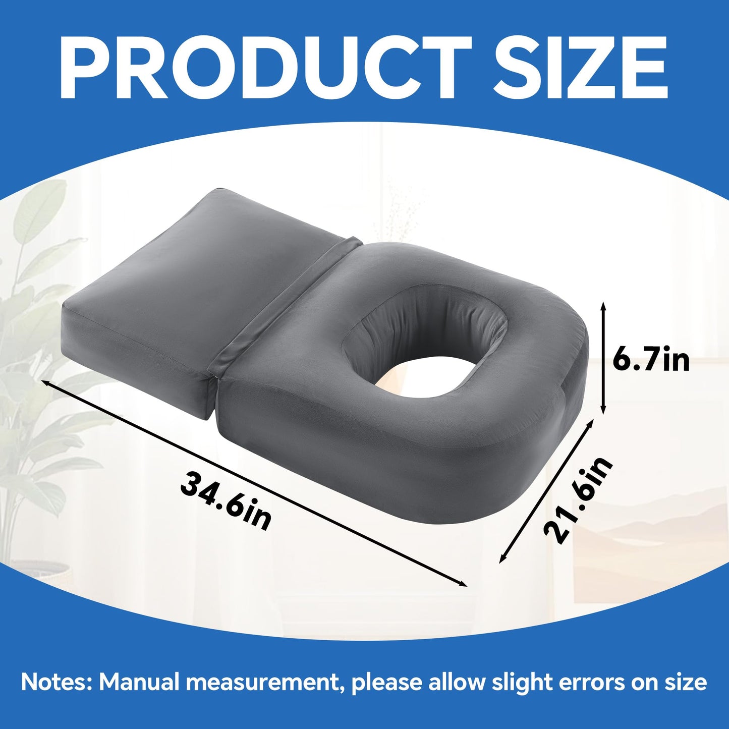 Hombys Health Extra Long BBL Pillow After Surgery