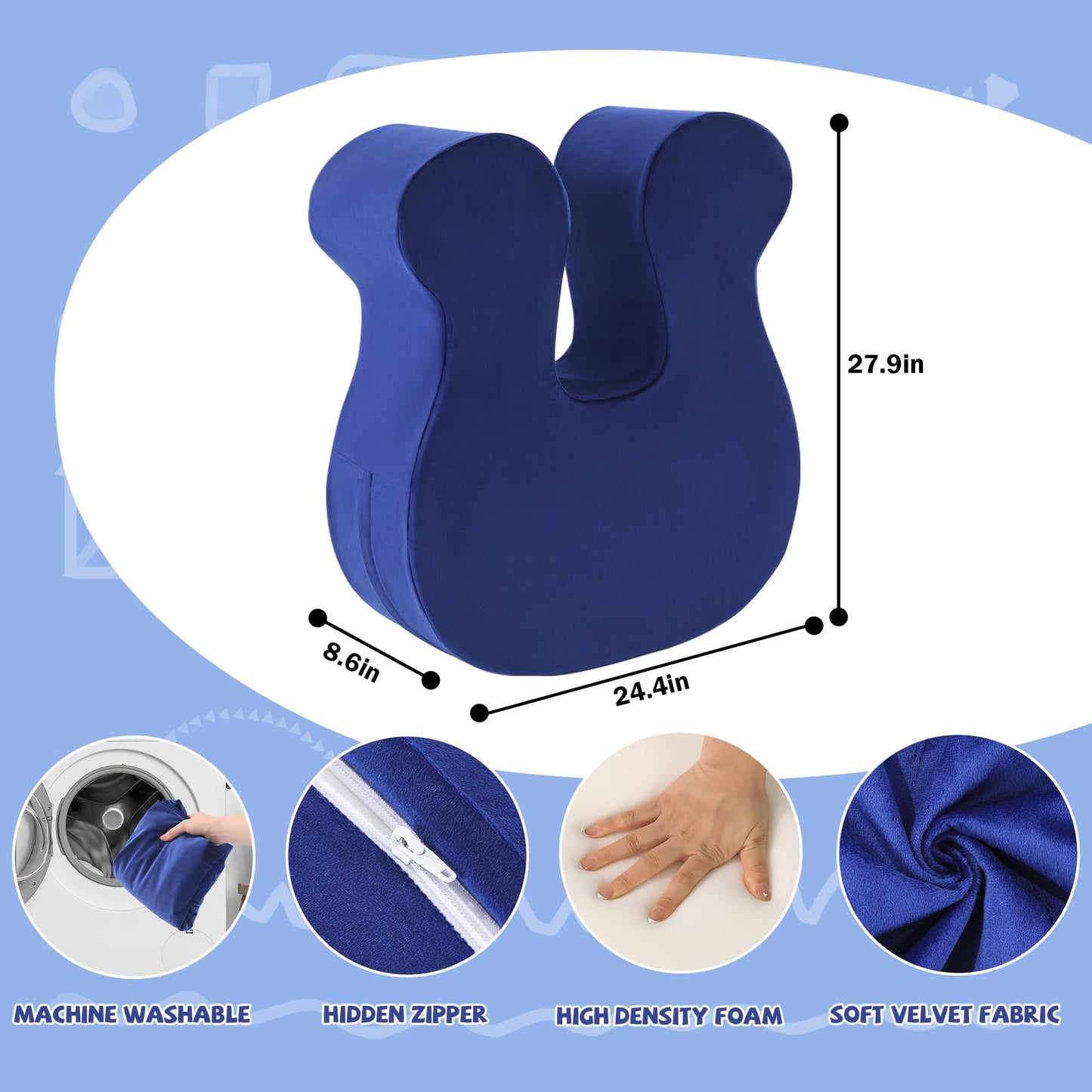Hombys Health Soft Squeeze Sensory Seat for Kids