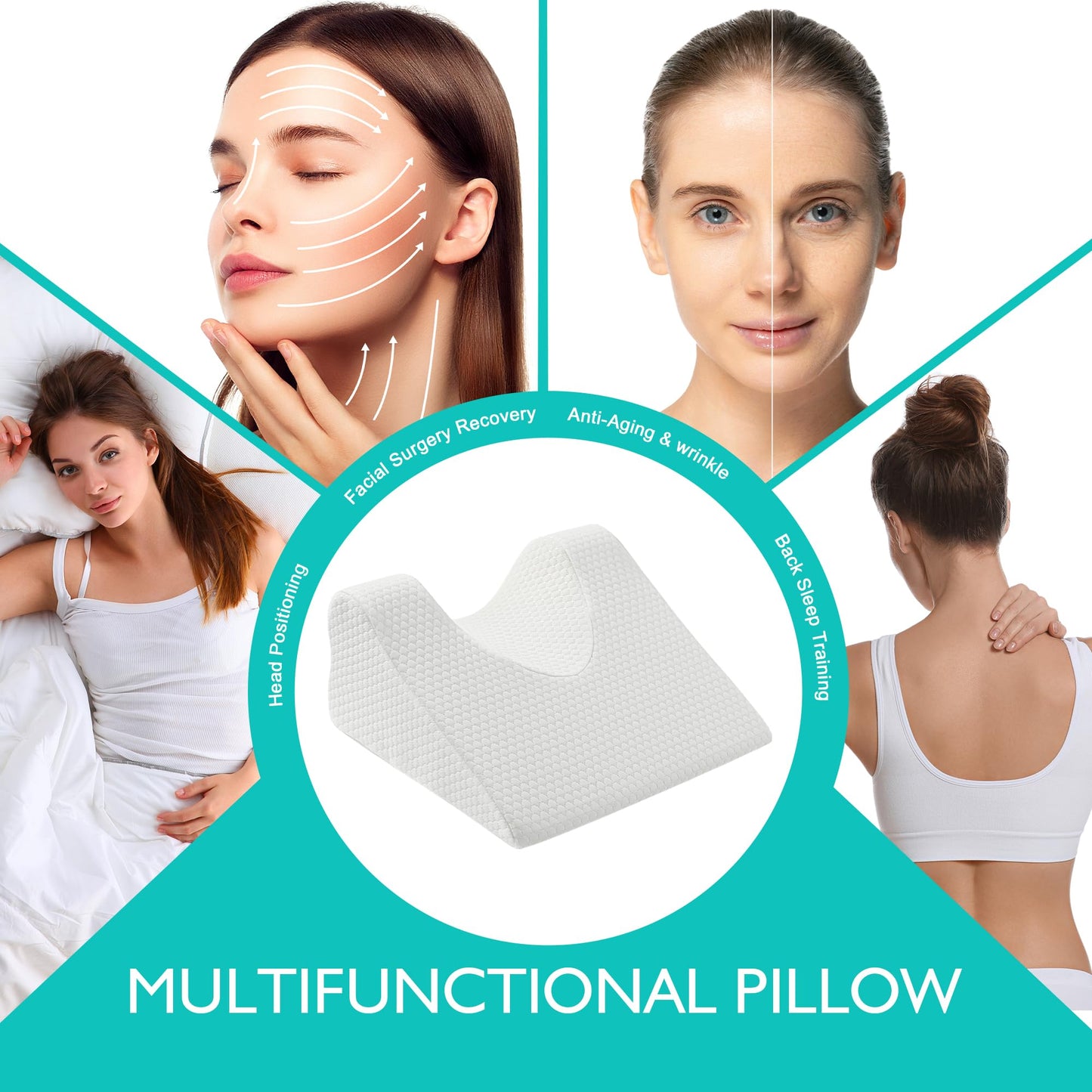 Hombys Health Facial Surgery Recovery Pillow