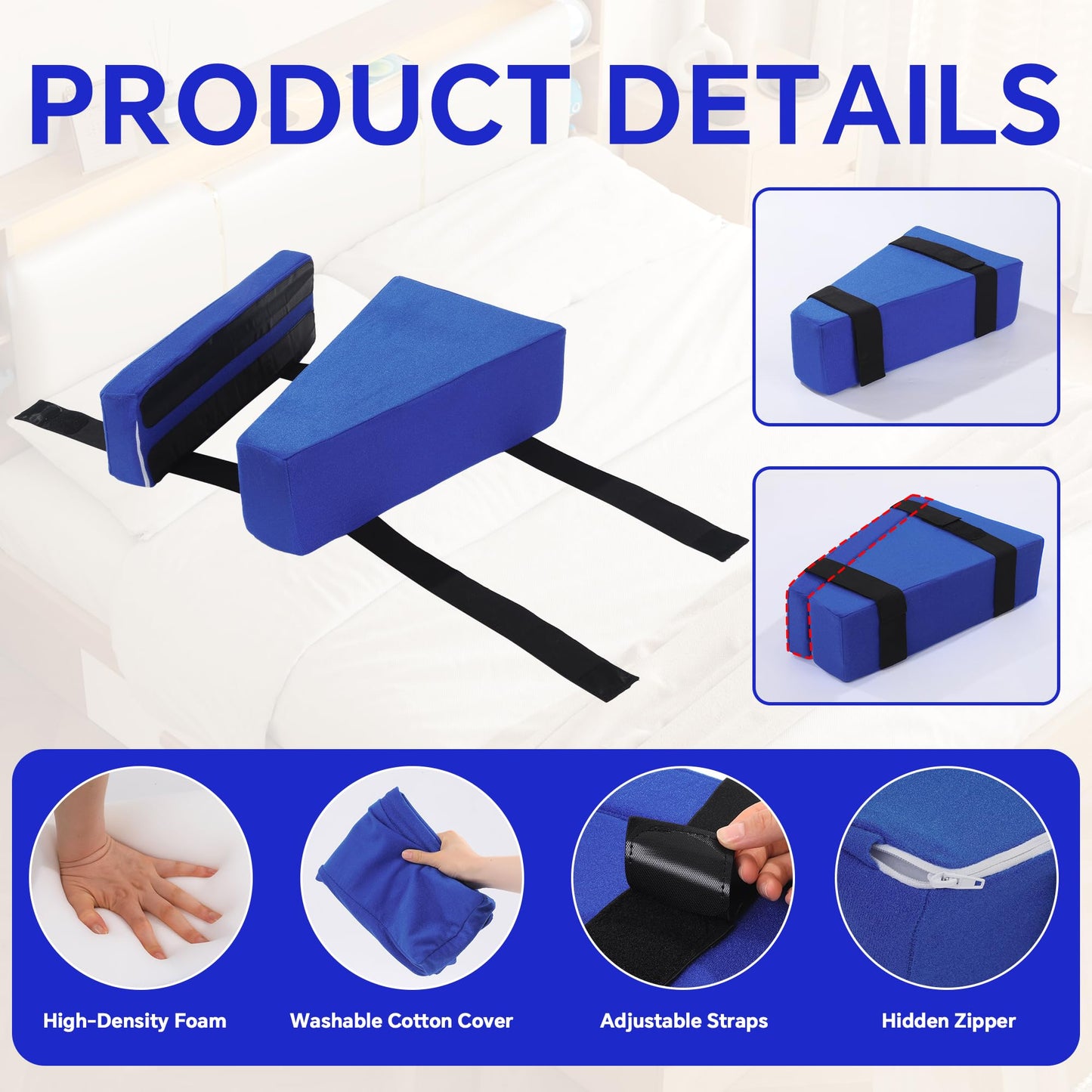 Hombys Health Adjustable Hip Replacement Recovery Kit