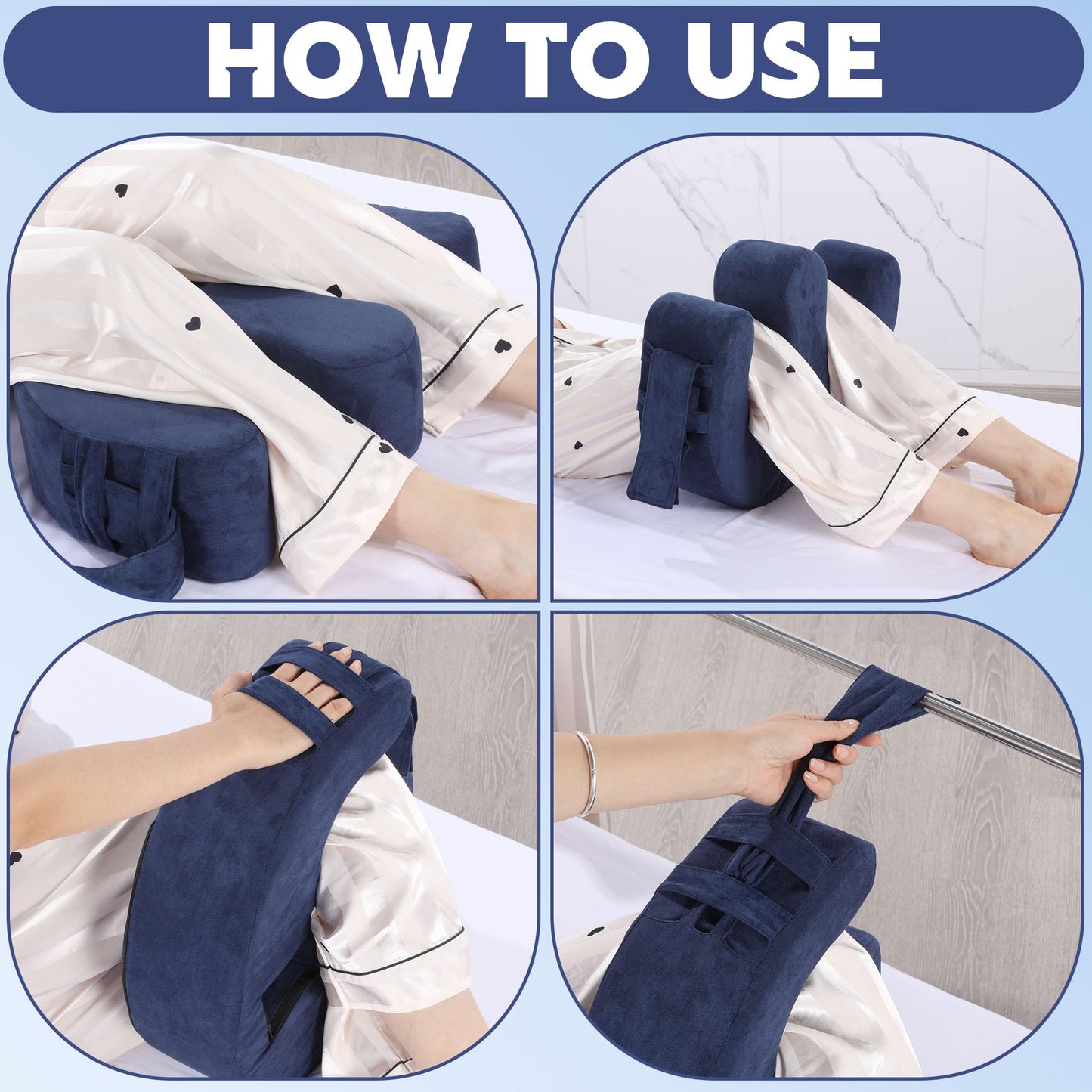 Hombys Health Patient Turning Device with Handle Hole