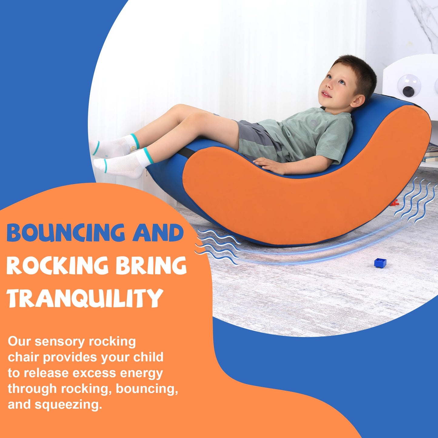 Hombys Health Sensory Rocking Chair for Kids