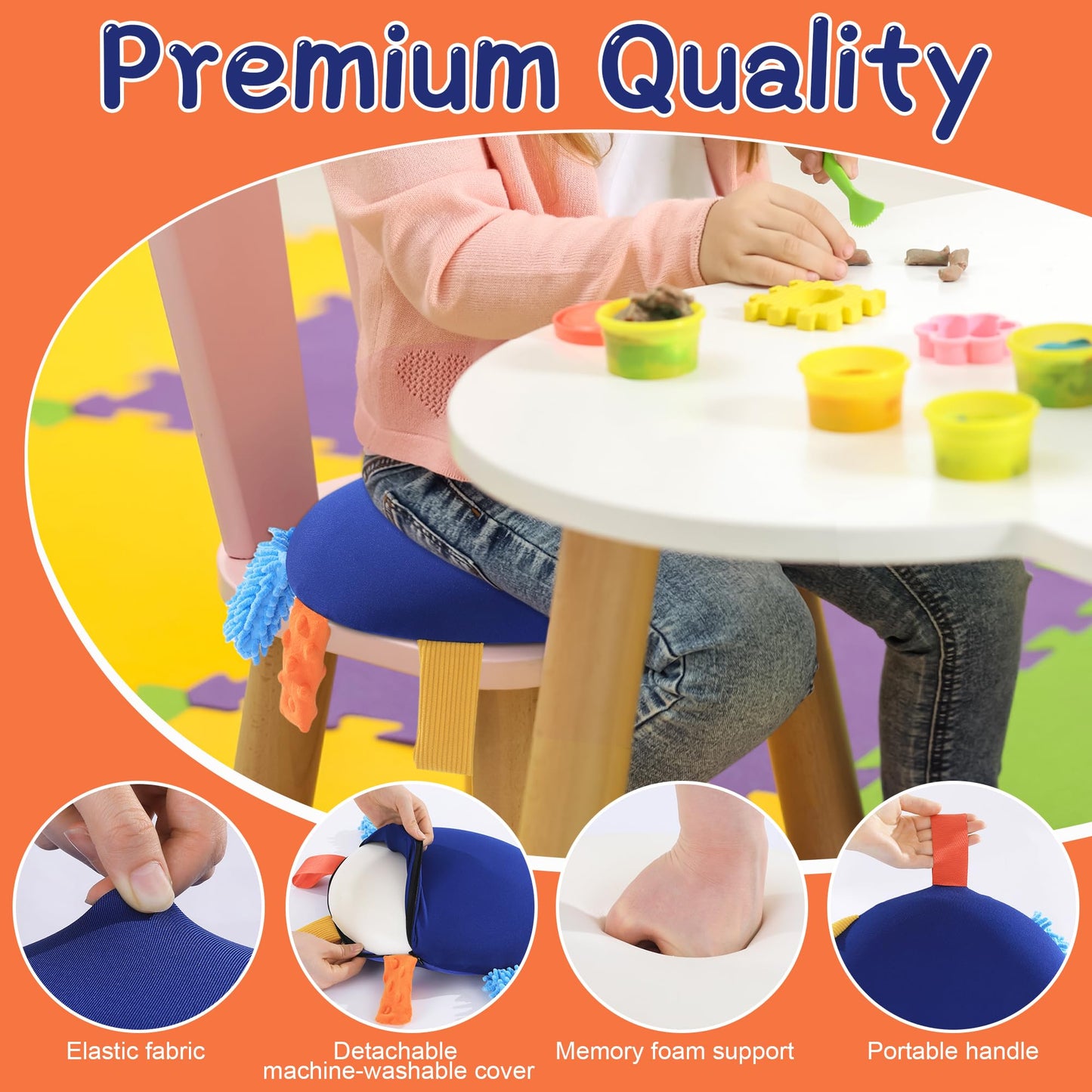 Hombys Health Sensory Wobble Cushion for Kids