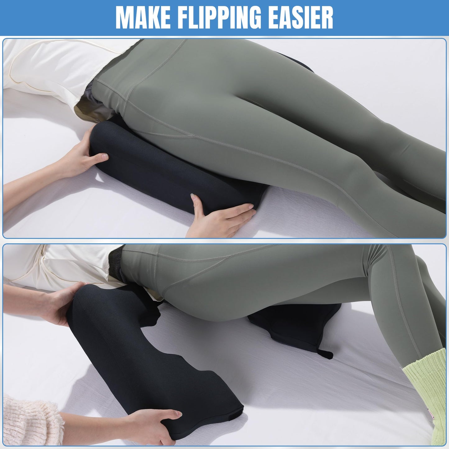 Hombys Health Memory Foam Bed Sore Cushion for Buttocks