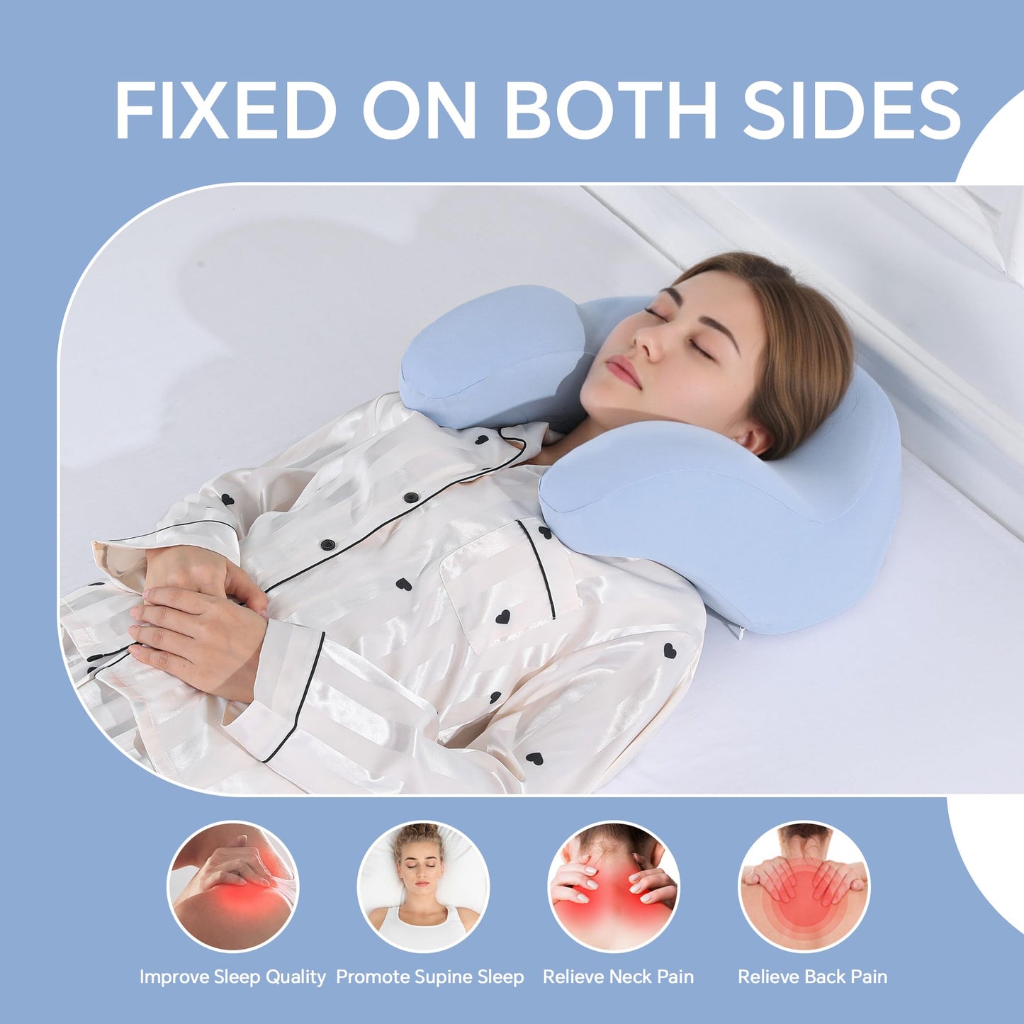 Hombys Health Back Sleeping Training Pillow