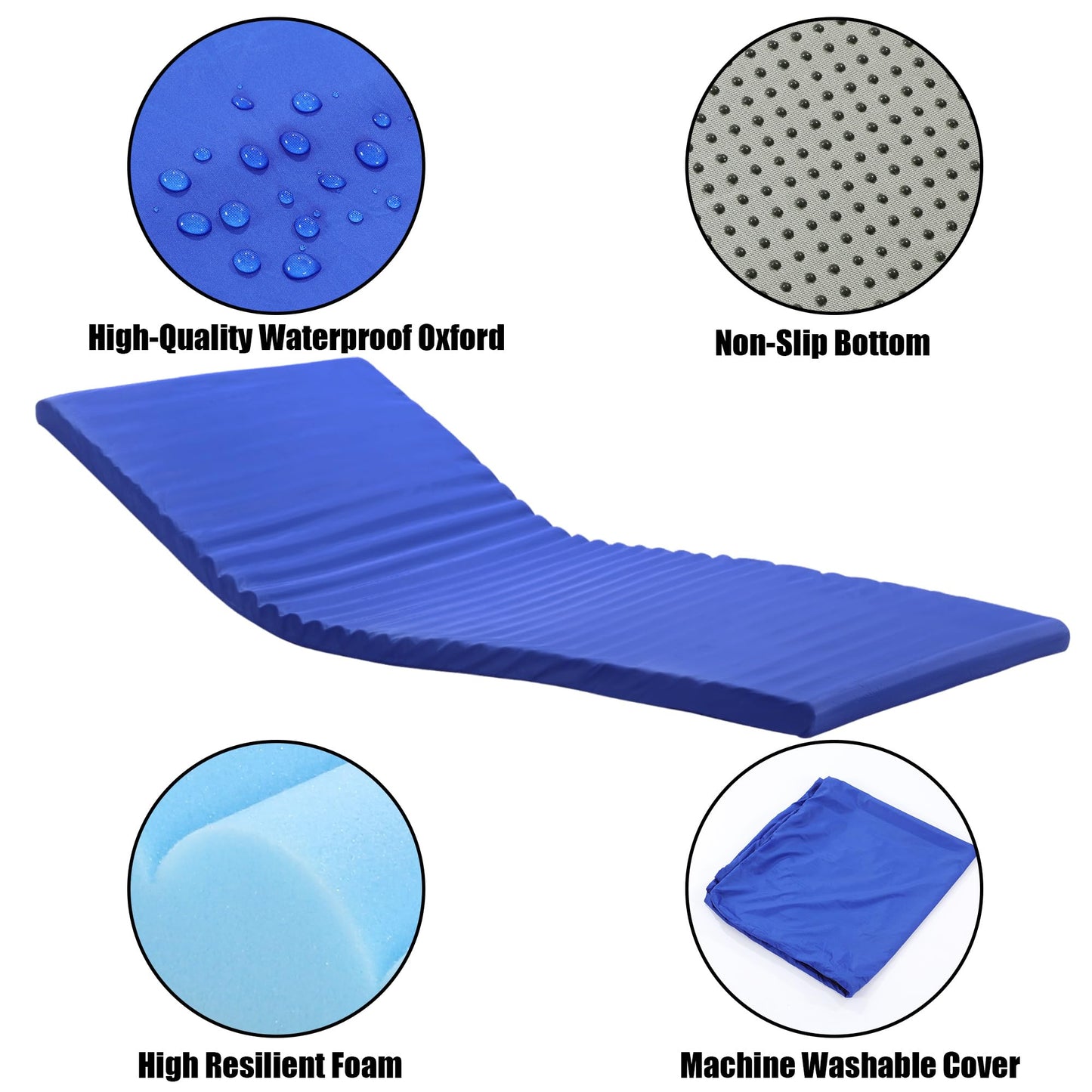 Hombys Health Waterproof Bed Sore Mattress Topper