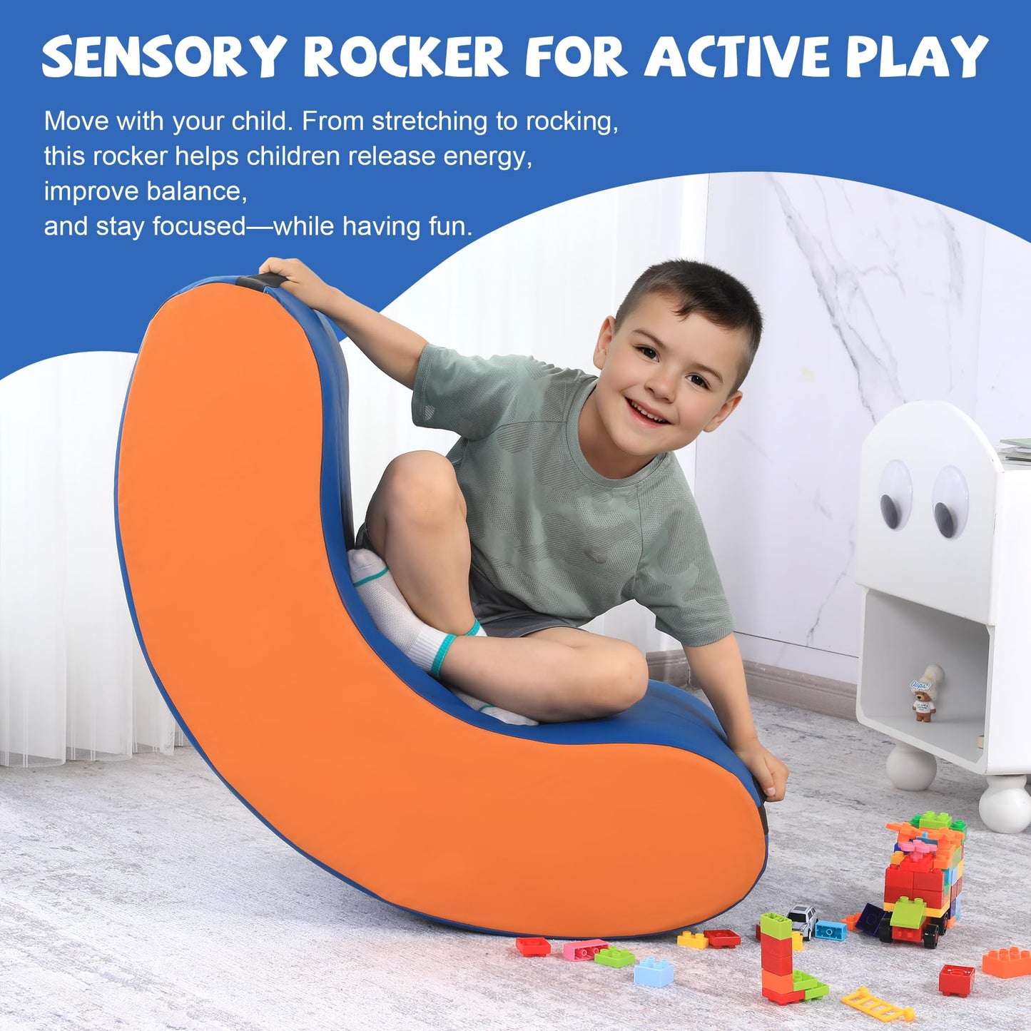 Hombys Health Sensory Rocking Chair for Kids