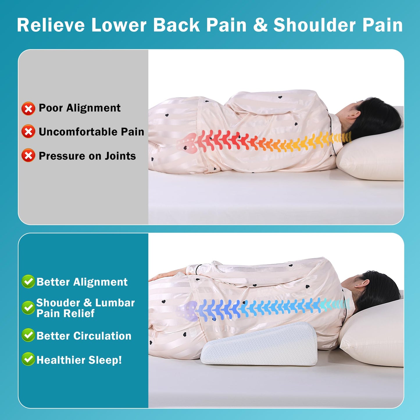 Hombys Health Shoulder Pain Relief Pillow