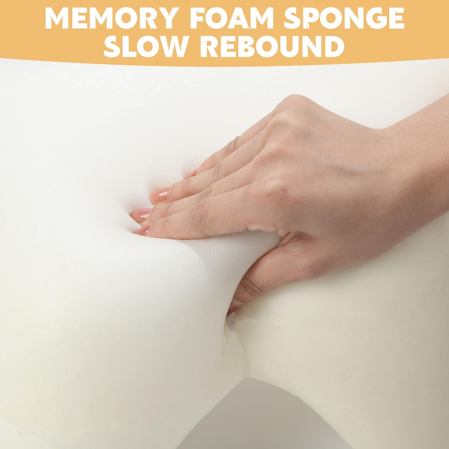 Hombys Health Ergonomic Air Layer Memory Foam Face & Neck Pillow