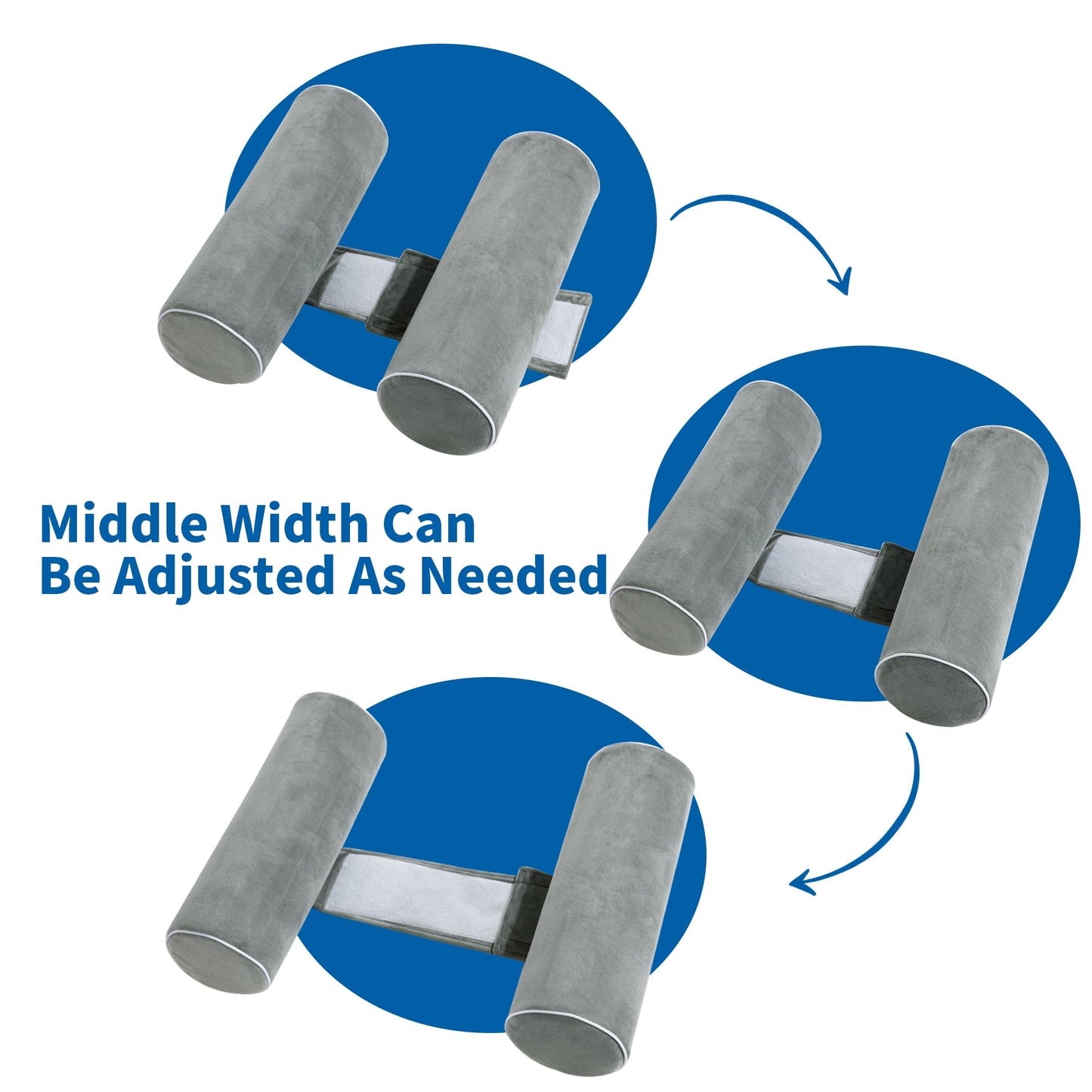 Hombys Health Side Sleeping Training Body Pillow (Roll Cylinder Design)