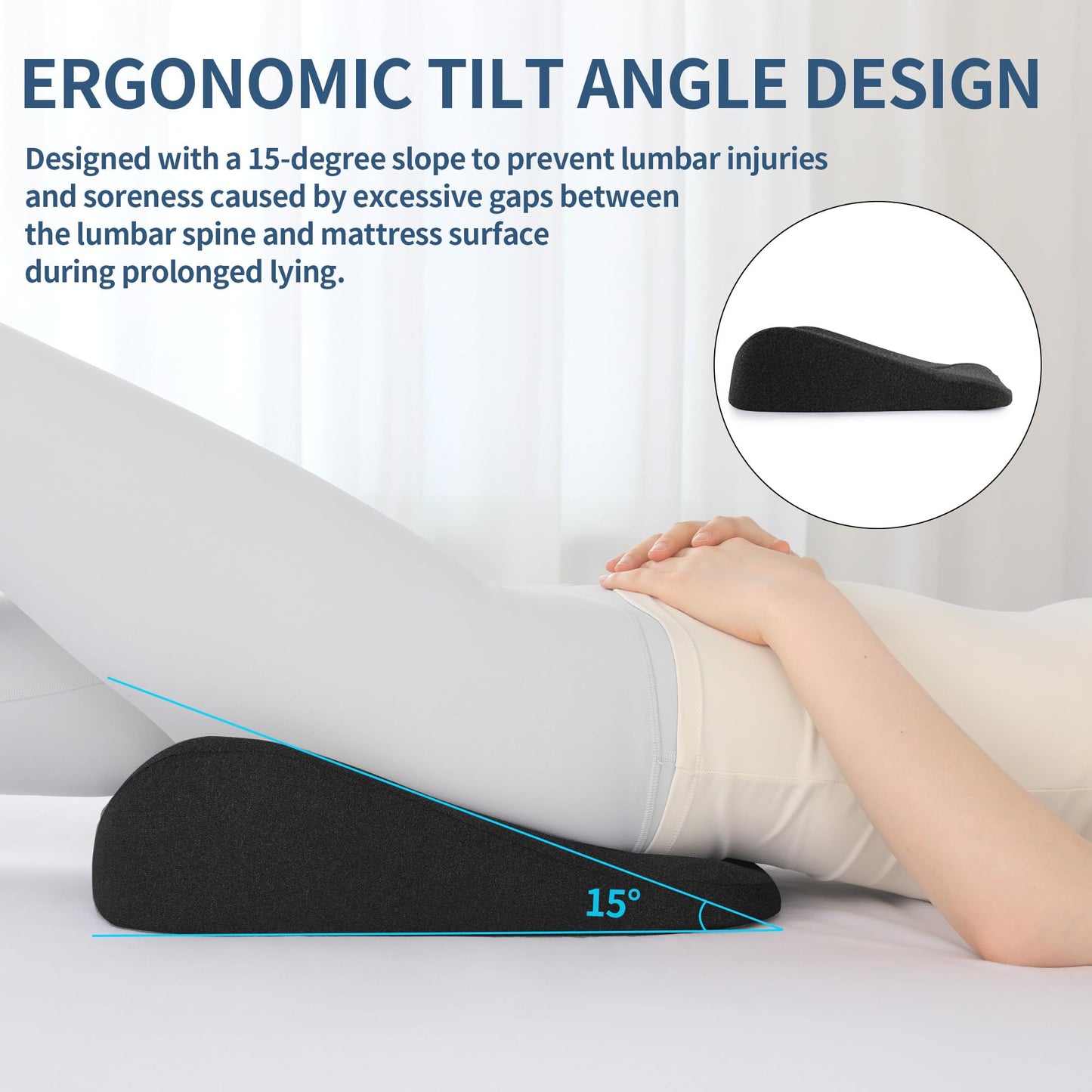 Hombys Health Memory Foam Bed Sore Cushion for Butt