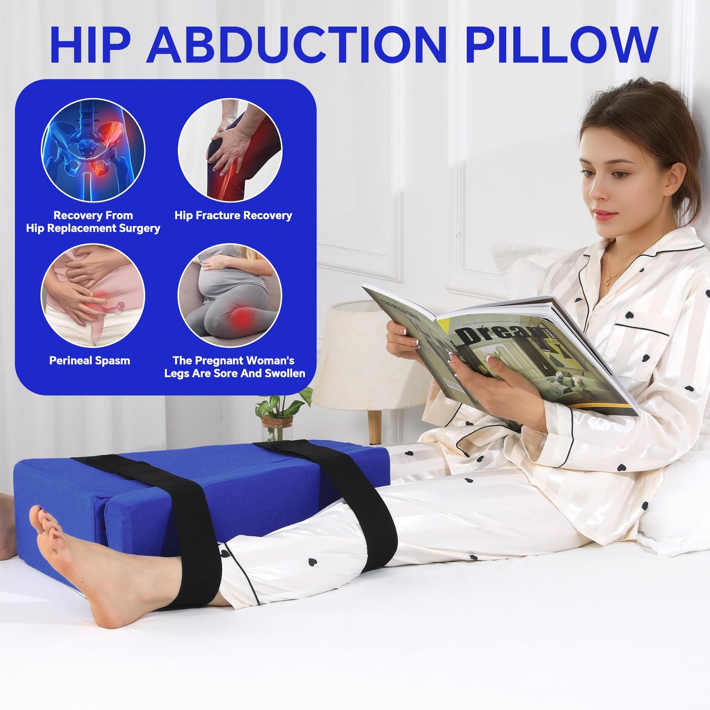 Hombys Health Adjustable Hip Replacement Recovery Kit