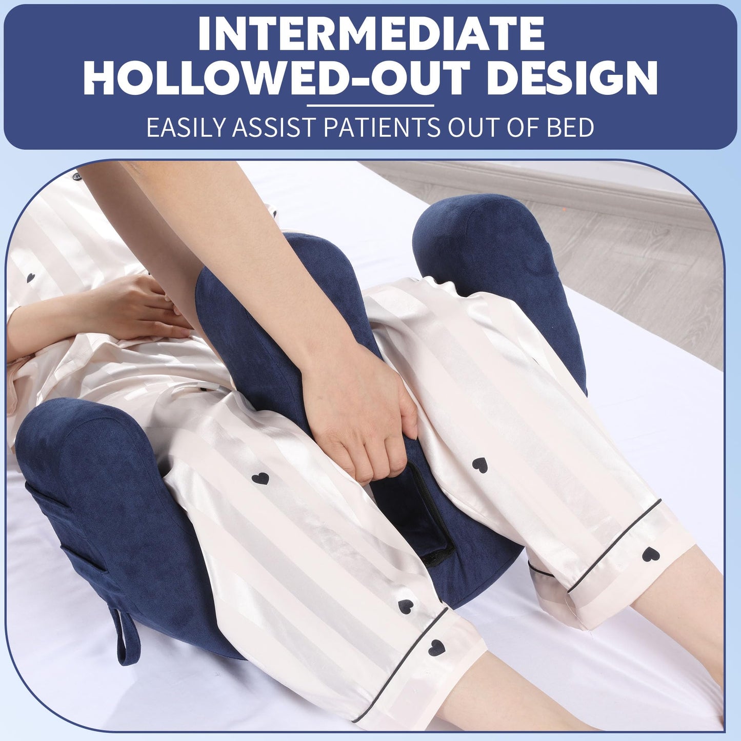 Hombys Health Patient Turning Device with Handle Hole