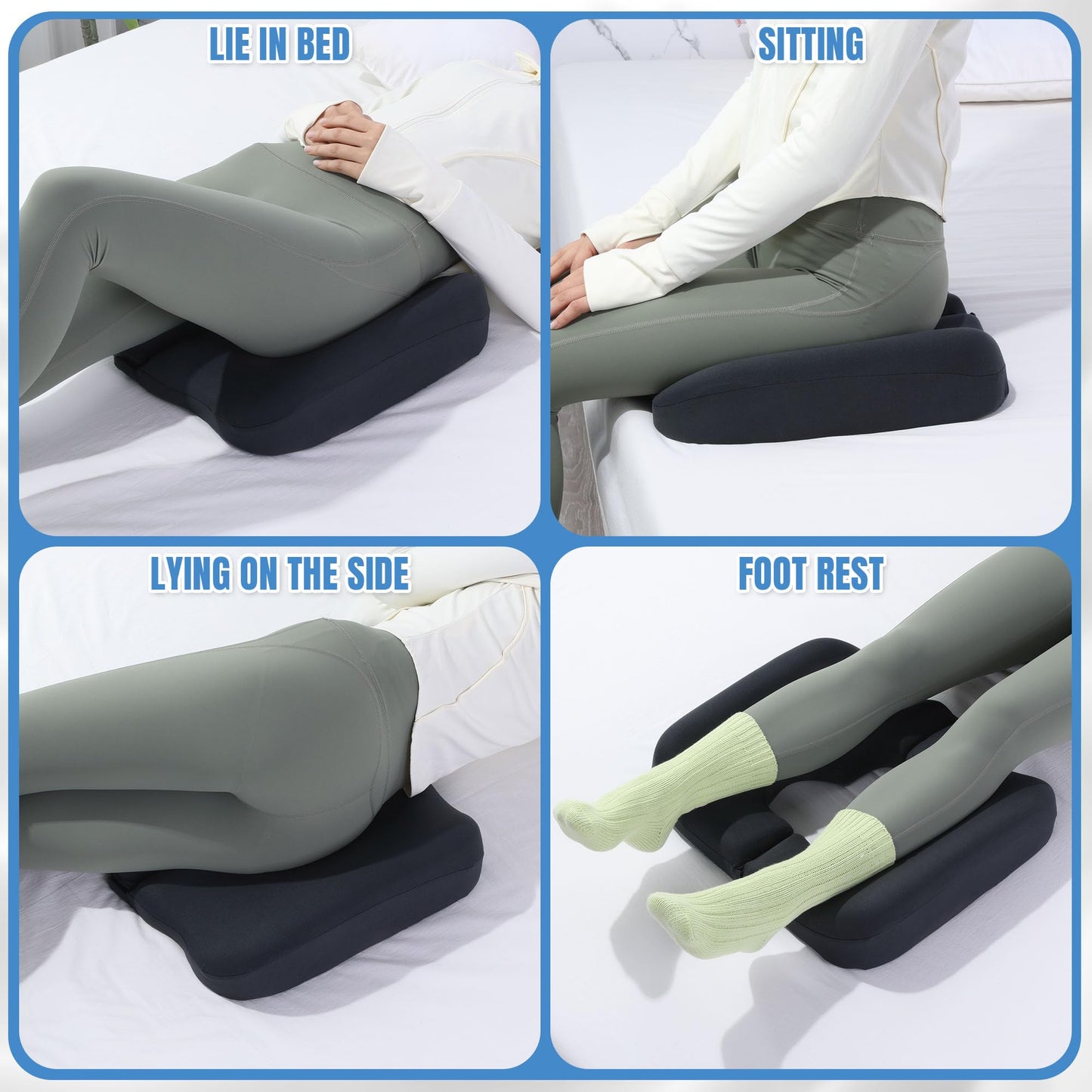 Hombys Health Memory Foam Bed Sore Cushion for Buttocks