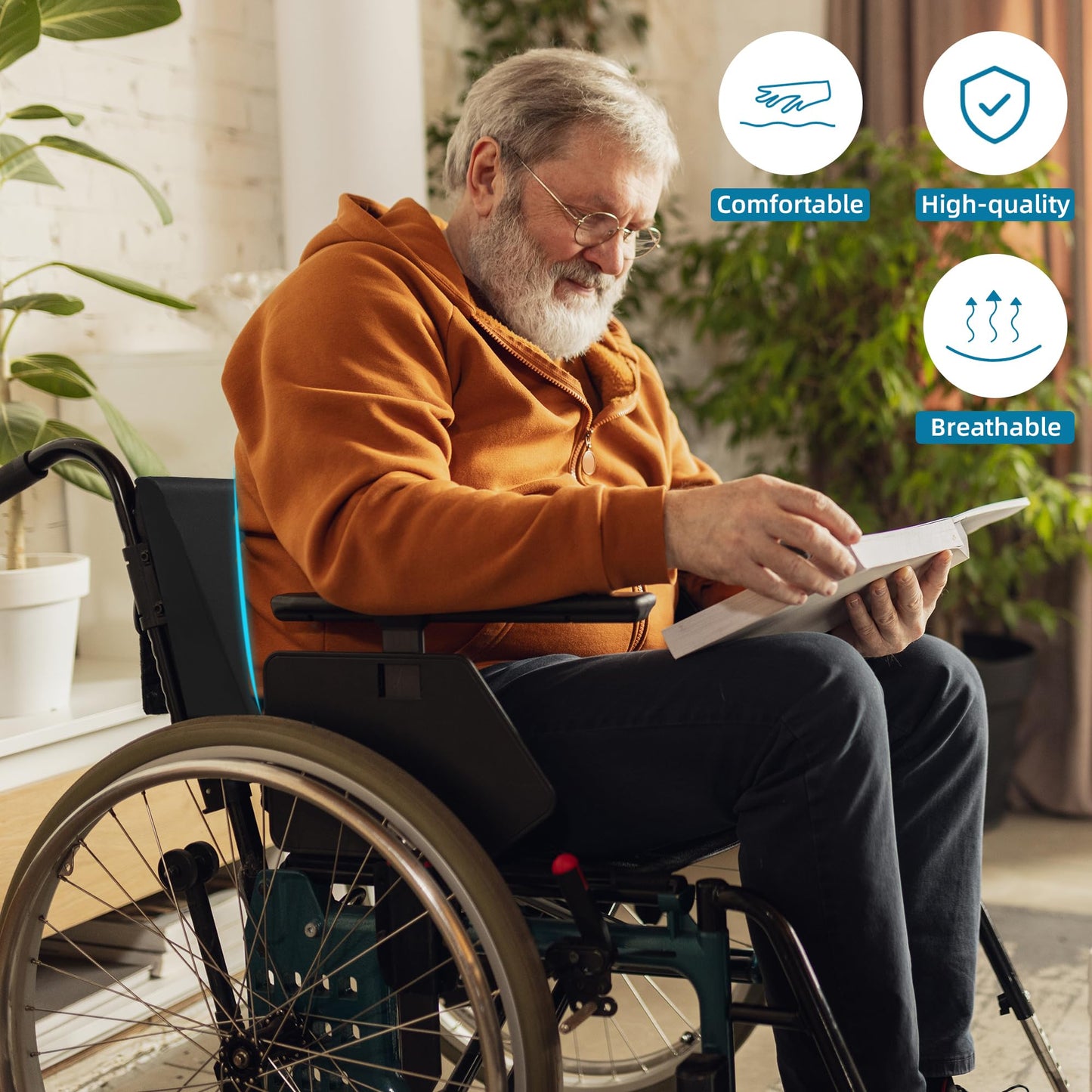 Hombys Health Wheelchair Back Cushion