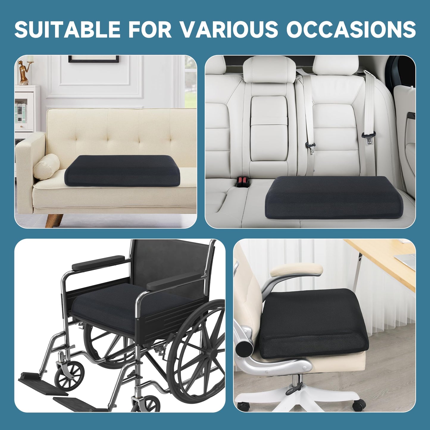 Hombys Health Bariatric Seat Cushion 500 lbs