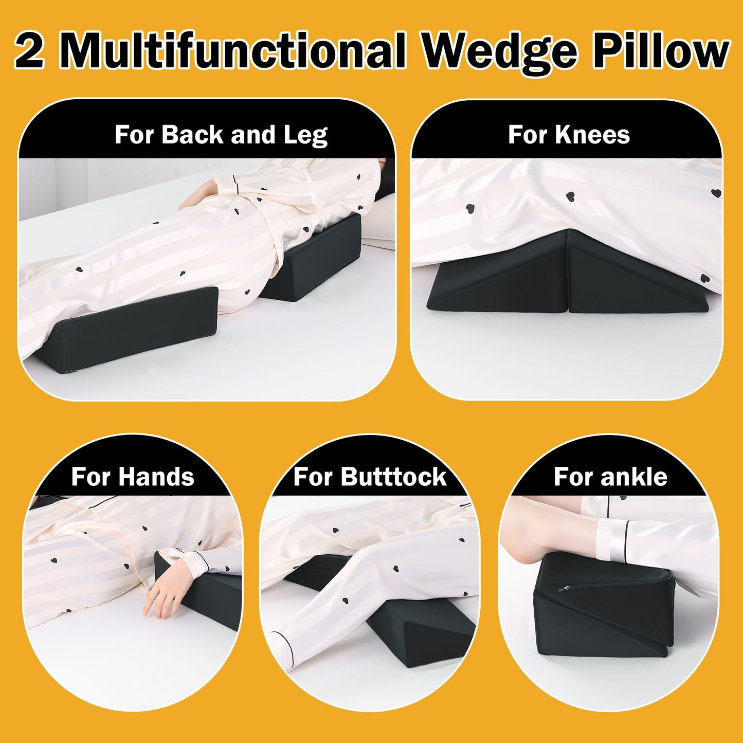 Hombys Health Wheelchair Lateral Support Cushion