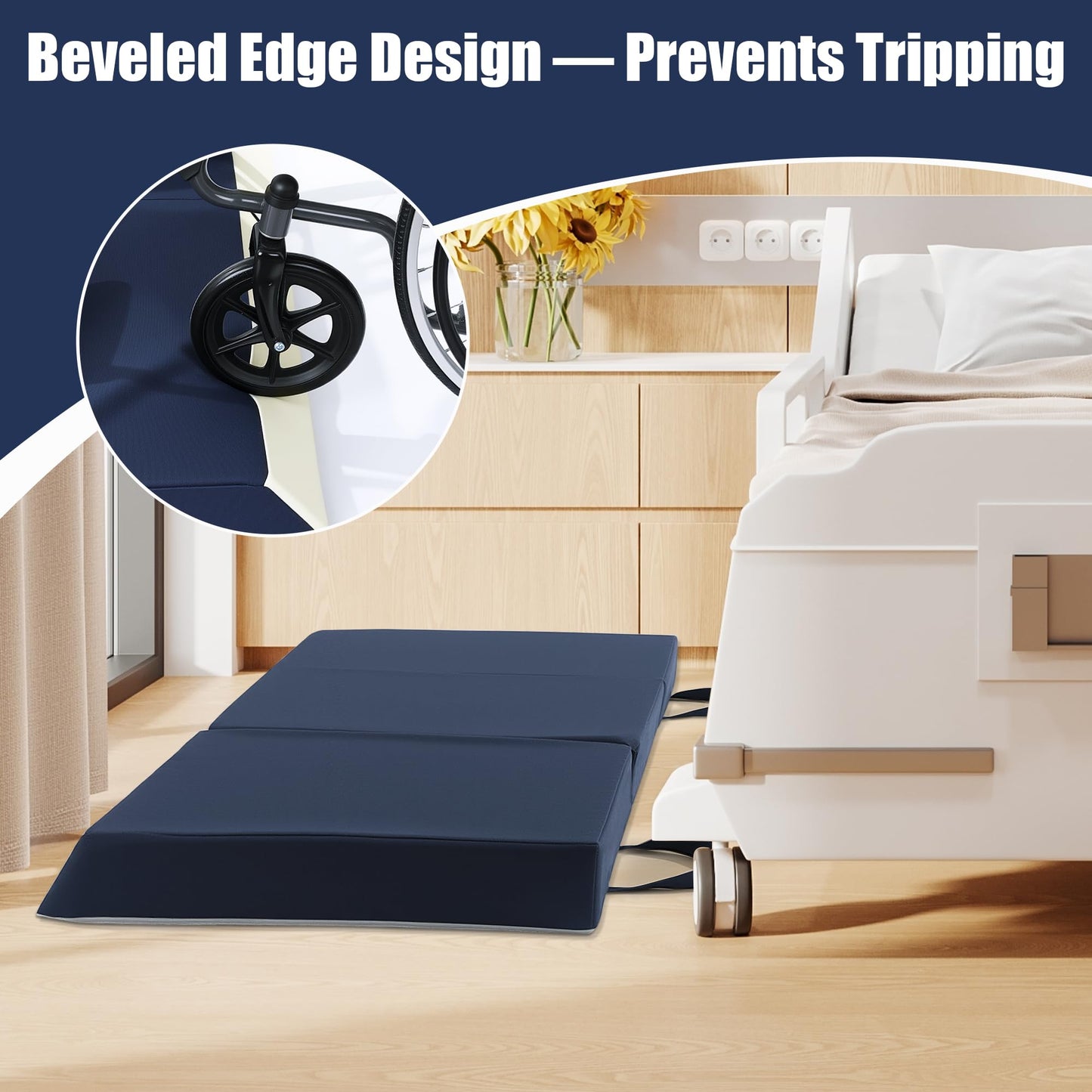Hombys Health 3-Inch Thick Fall Mat for Elderly