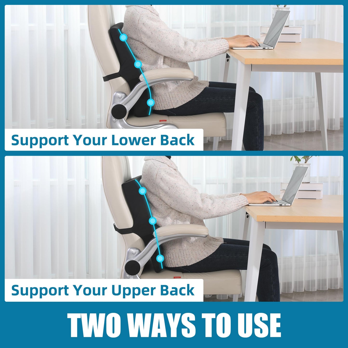 Hombys Health Wheelchair Back Cushion