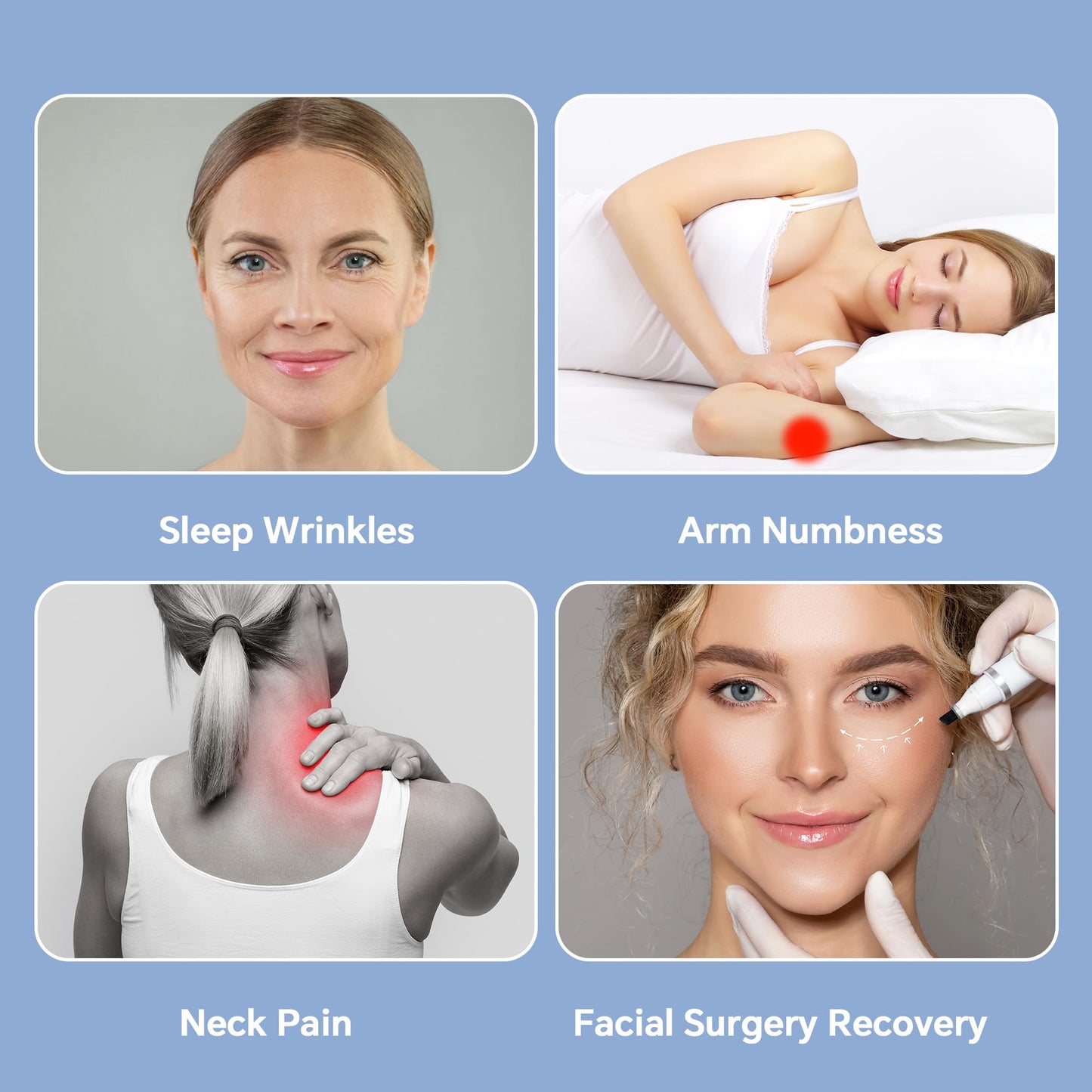 Hombys Health Back Sleeping Training Pillow