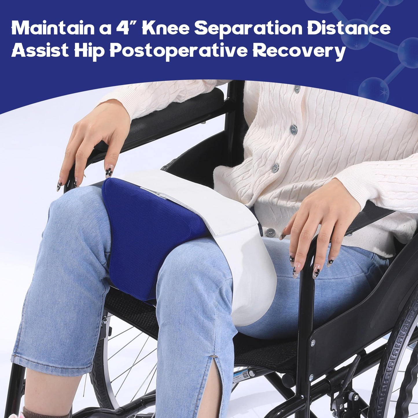 Hombys Health Hip Abduction Wedge Knee Separator