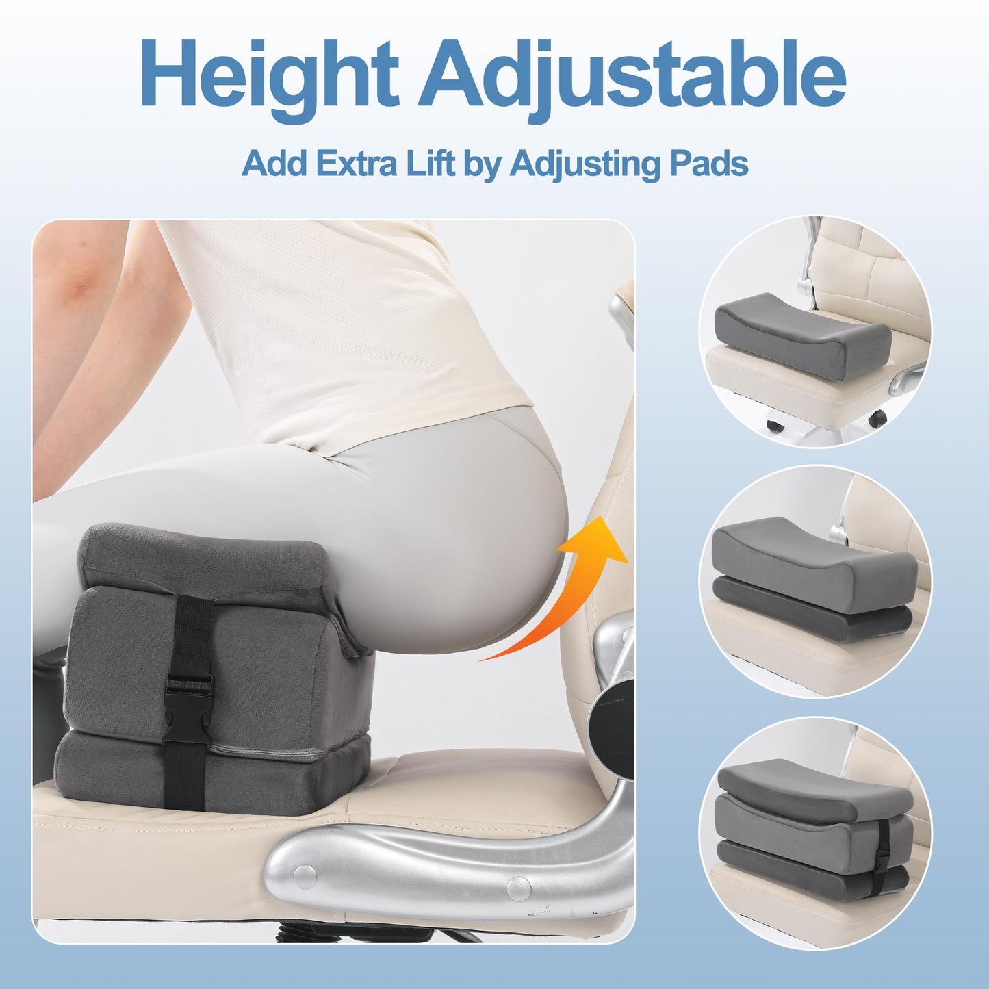 HOMBYS Health Height Adjustable BBL Pillow