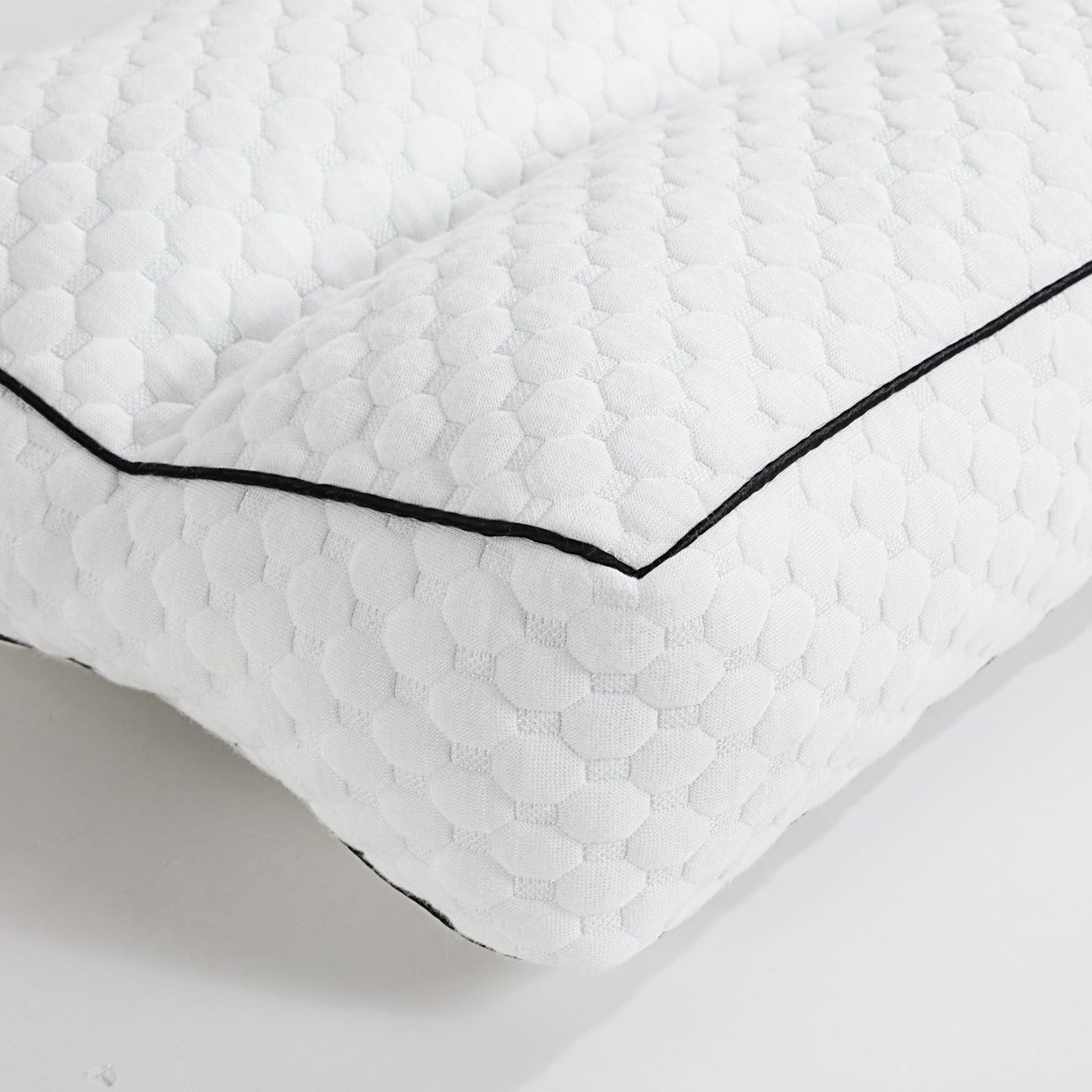 Hombys Health Knee Pillow for Side Sleepers – 6.5" Shredded Memory Foam Leg Support Pillow for Spine Alignment, Hip Pressure Relief & Pregnancy, Sciatica Comfort