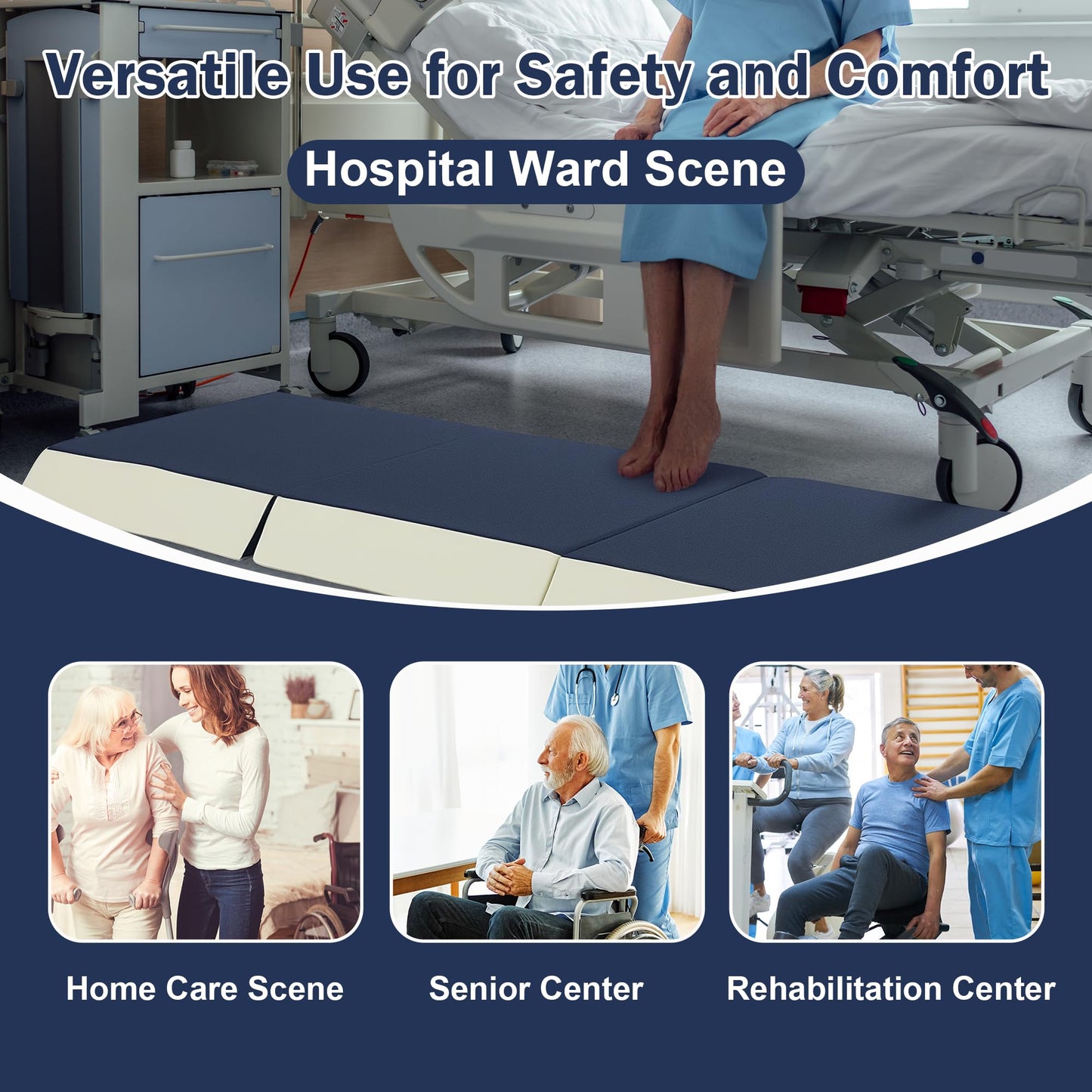 Hombys Health 3-Inch Thick Fall Mat for Elderly