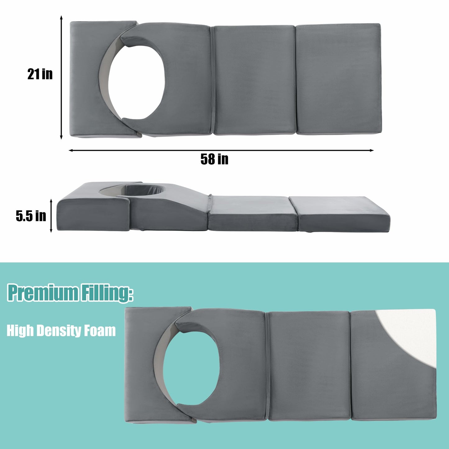 Hombys Health Adjustable BBL Pillow After Surgery