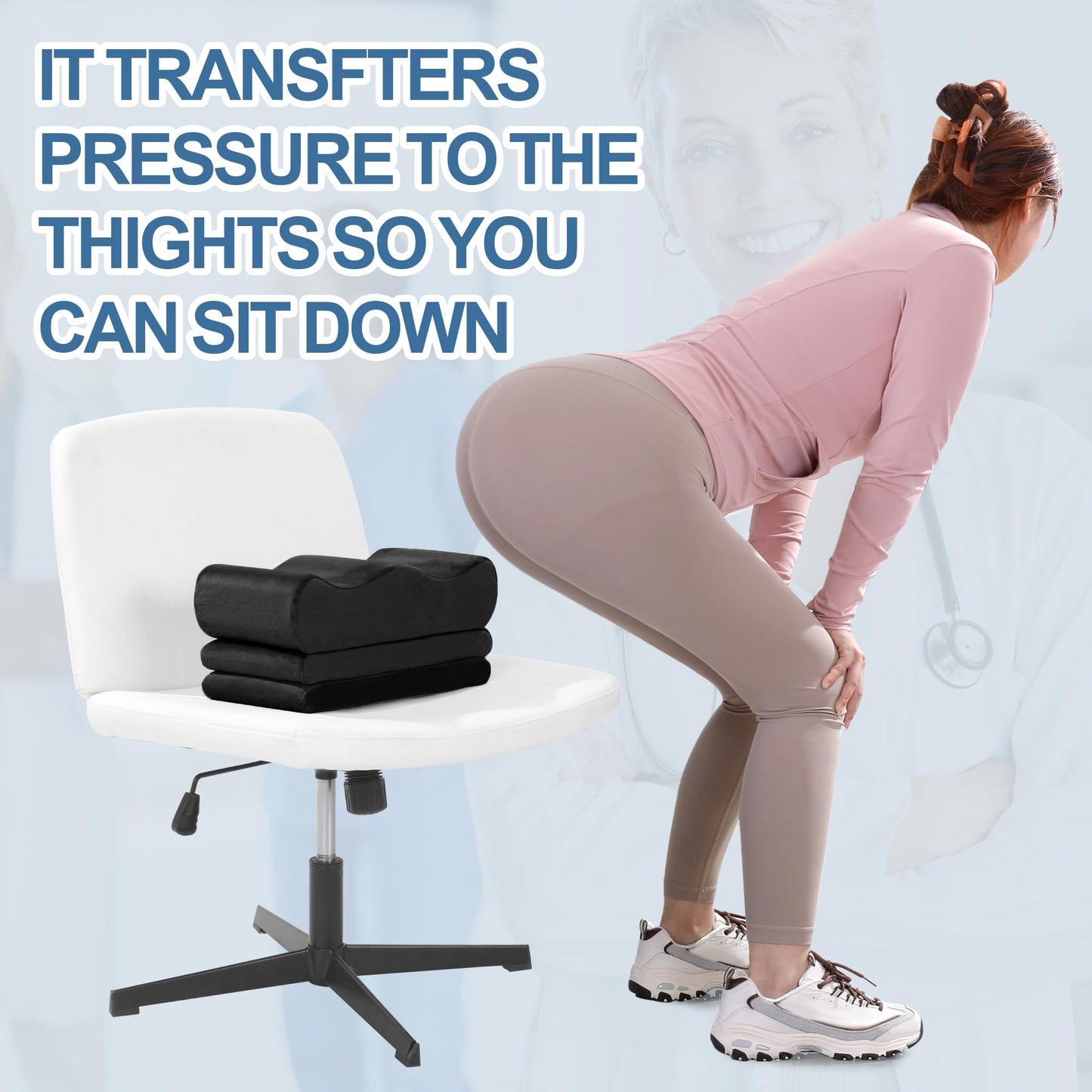 HOMBYS Health Adjustable Height BBL Pillow