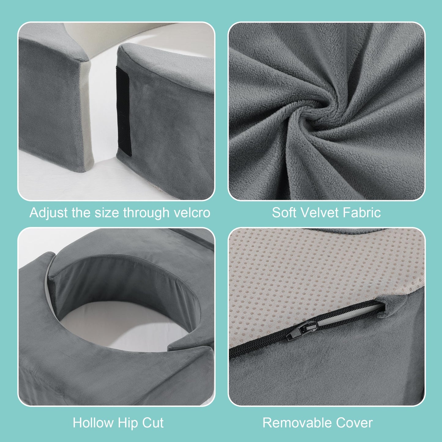 Hombys Health Adjustable BBL Pillow After Surgery